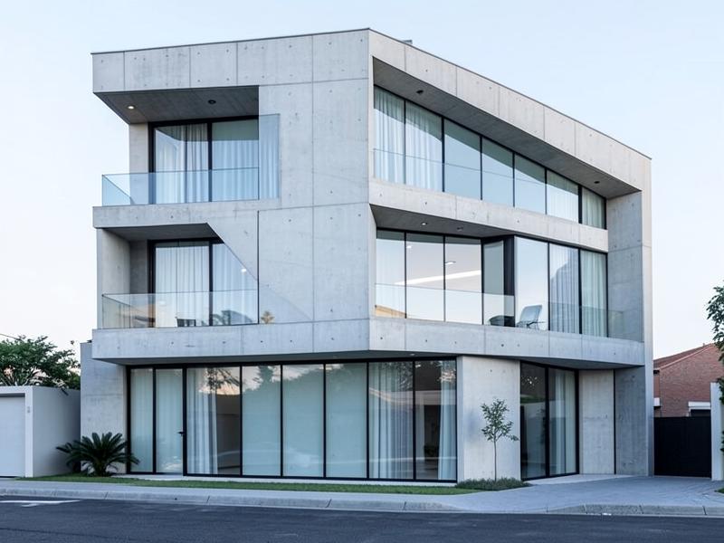 Edificação residencial contemporânea